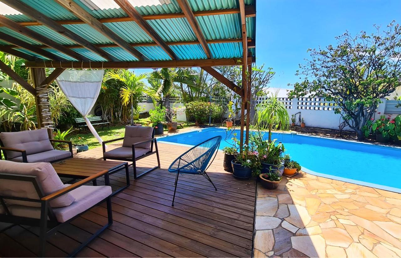 Ti Case Fleurie * Piscine * Jardin Tropical Saint-Leu Exterior foto